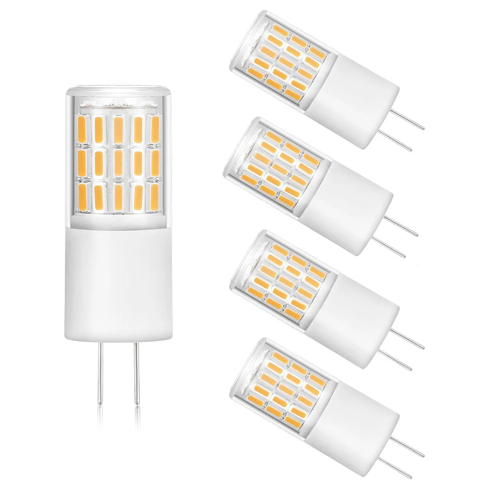 6pcs G4 Base LED Bulb 12V AC DC 3W LED G4 Lamp 360 Beam Angle 4014 SMD