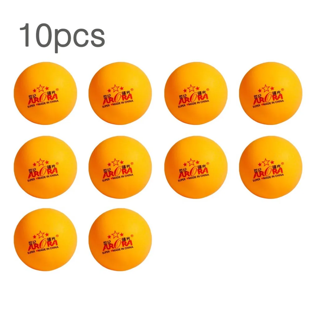 10 шт. Профессиональная Практика пинг-понга Настольный теннис мяч оптом КОНКУРС МАТЧ учебного оборудования желтый Прямая