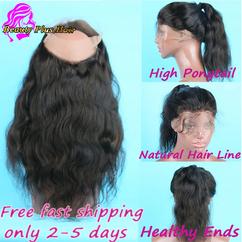 

7A 360 Lace Frontal Brazilian Virgin Hair Body Wave Lace Frontal 360 Lace Virgin Hair Closure 360 Lace Frontal With Baby Hair