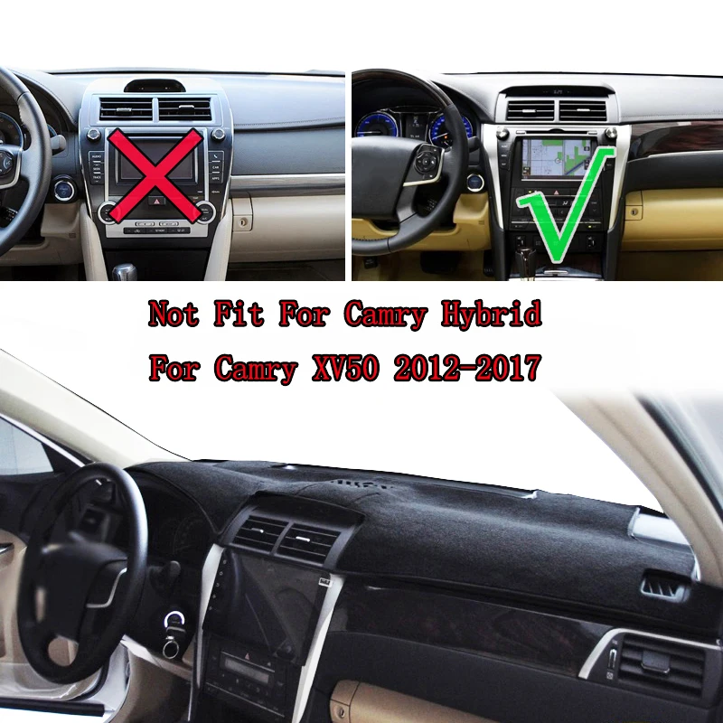 Beste Kopen Voor Toyota Camry Xv50 2012 2017 Dashboard Cover Dashmat Dash Mat Pad Interieur Zonnescherm Board Anti Uv Auto Accessoires Goedkoop Cheape205