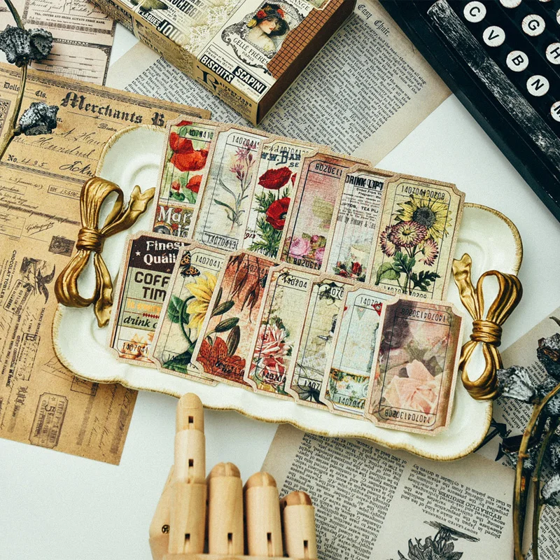 Ksccraft винтажные этикетки для банкнот Бумажные штампы скрапбукинга Happy