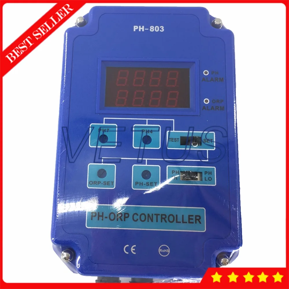 PH-803 цифровой 2 в 1 PH ОВП метр тестер аквариум контроллер BNC двойной дисплей