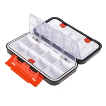 Большой водостойкий ABS рыболовный ящик для хранения Чехол двухсторонняя Морская Лодка расстояние Рыбалка на карпах снасти аксессуары коробка передач