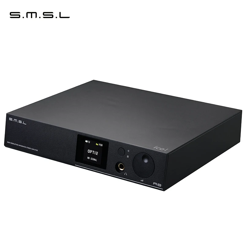 SMSL A8 125 Вт* 2 USB HIFI аудио цифровой усилитель мощности/ЦАП/усилитель для наушников Последние XMOS решение ICE силовой модуль AK4490 DSD512