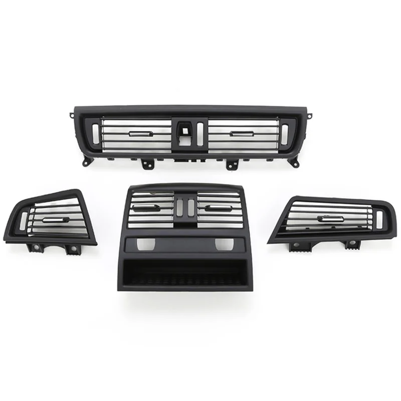 

LHD Front Row Wind Left Center Right Air Conditioning Vent Grill Outlet Panel With Chrome Plate For BMW 5 Series F10 F18