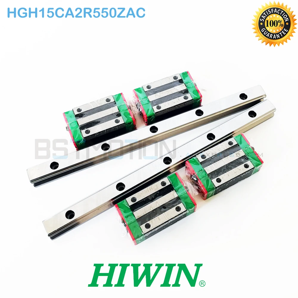 NEW HIWIN Brand HGR15 Linear Guide 550mm Linear Rail HGH15CA Linear