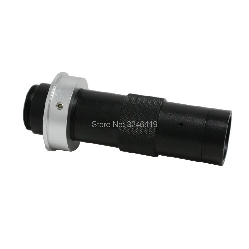 

10X -130X Magnification Adjustable 25mm Zoom C-mount Lens for Industry Microscope HDMI USB VGA Camera Eyepiece Magnifier