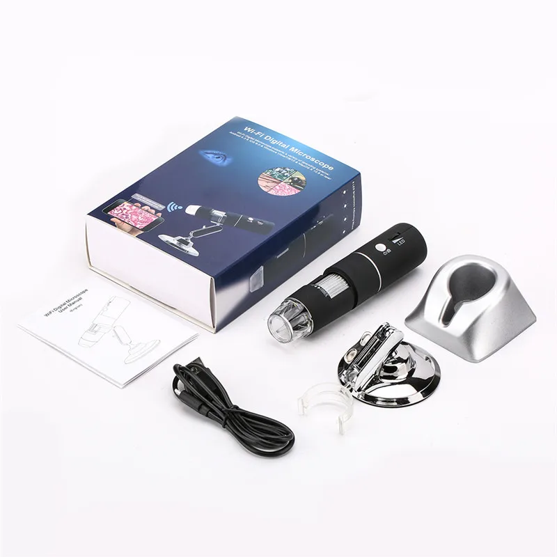 USB Digital Microscope 1000X 8 LED Light WIFI HD Pixel Microscopio movi Endoscope Magnifier Camera For Android iOS Phones iPad (8)