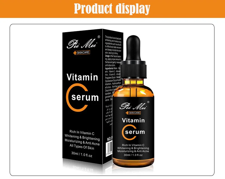 DROPSHIPPING 30ml Facial Repair Skin Serum Retinol Vitamin C Serum Firming Anti Wrinkle Anti Aging Anti Acne Serum Skin Care