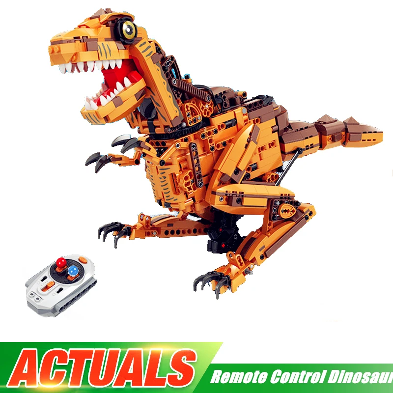 

Technic Series The Remote Control Dinosaur Kits Model Set Compatible With L Brand Building Blocks Bricks Toys For Children Kid