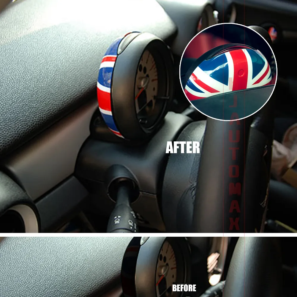 Крышка тахометра для Mini Cooper аксессуары украшения MK1 MK2 Union Jack R50 R52 R53 R55 R56 R57 R58 R59 R60