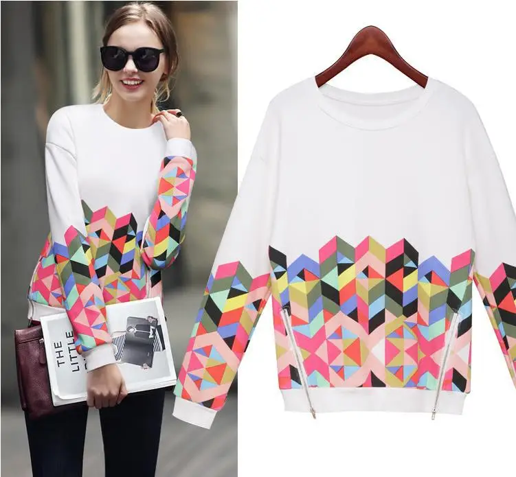 2015 Women Hoody Spring Long Sleeve Casual Sweatshirt