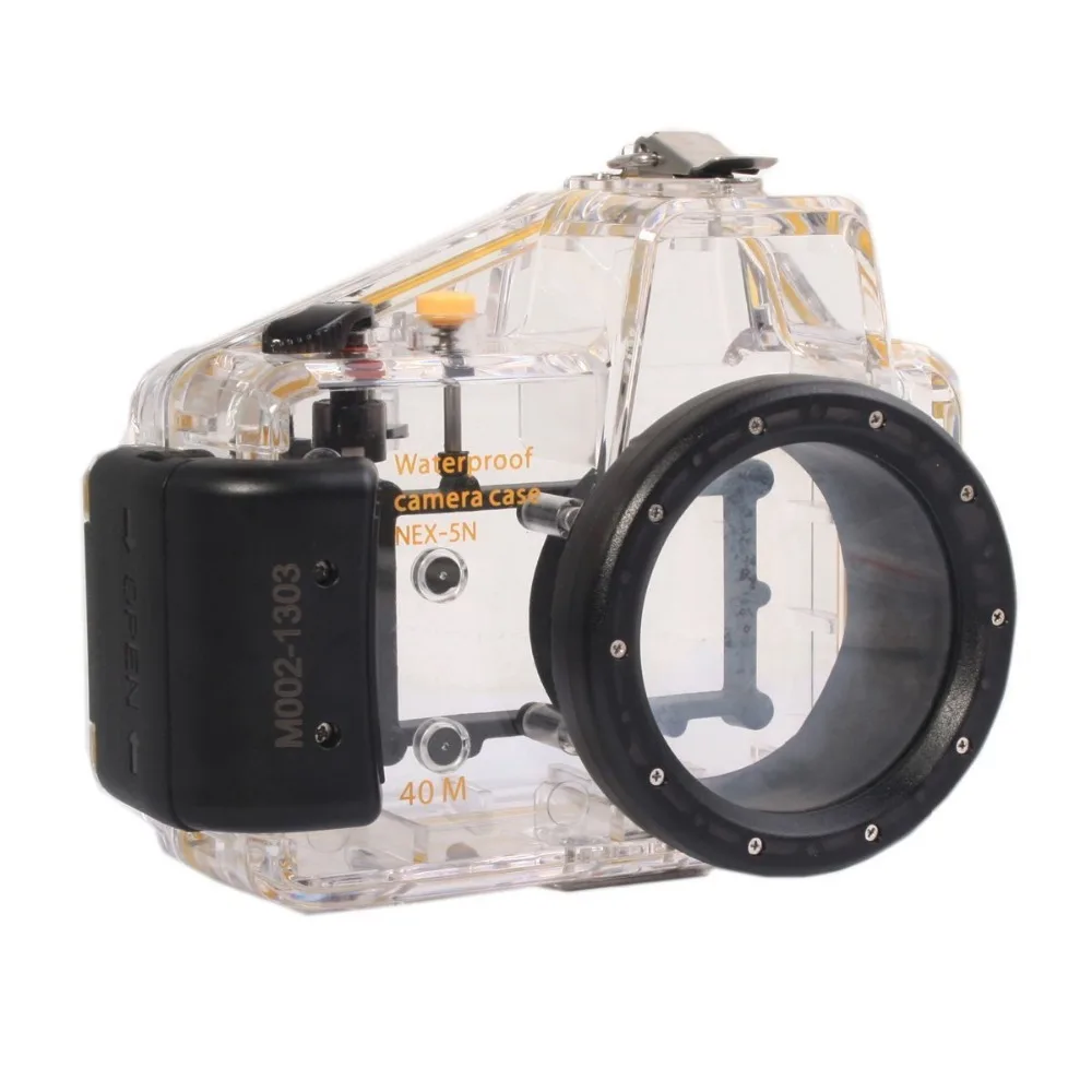 Mcoplus 40 м 130 футов Водонепроницаемый чехол для камеры Sony NEX5N Nex 5N 16 мм Len|waterproof