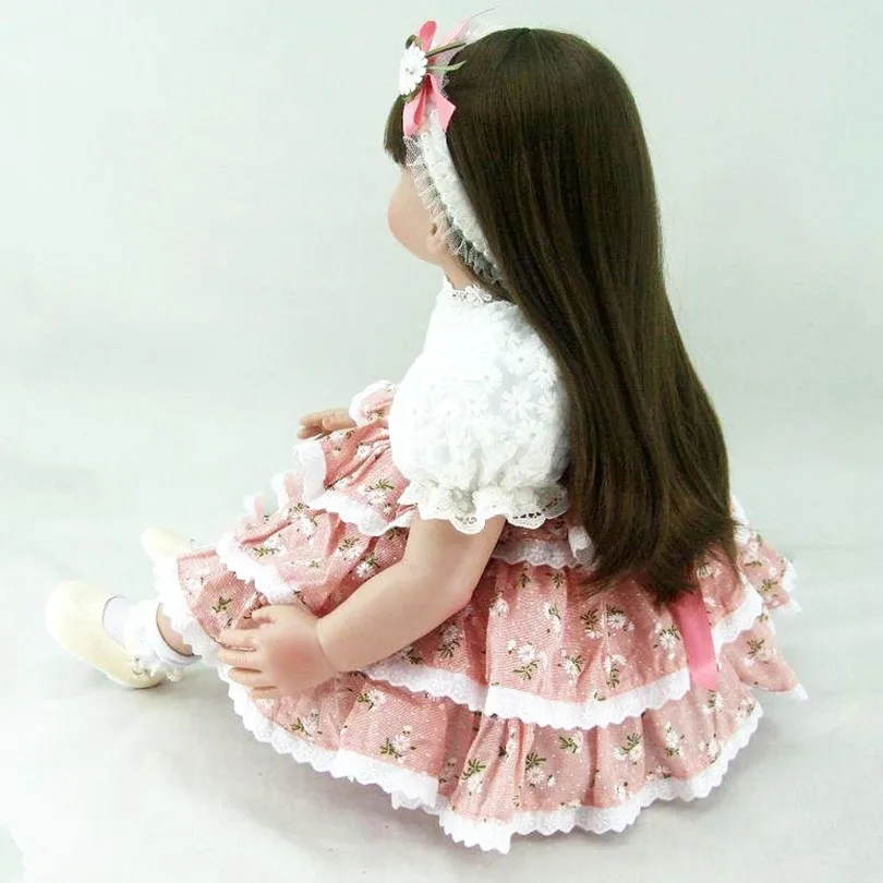 Кукла реборн силиконовая 60 см с большими глазами|reborn dolls|reborn doll siliconetouch dolls |
