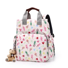 Новая модная сумка для мам, сумка для беременных и для подгузников, сумка для подгузников, рюкзак, водонепроницаемая большая сумка для коляски BFR004