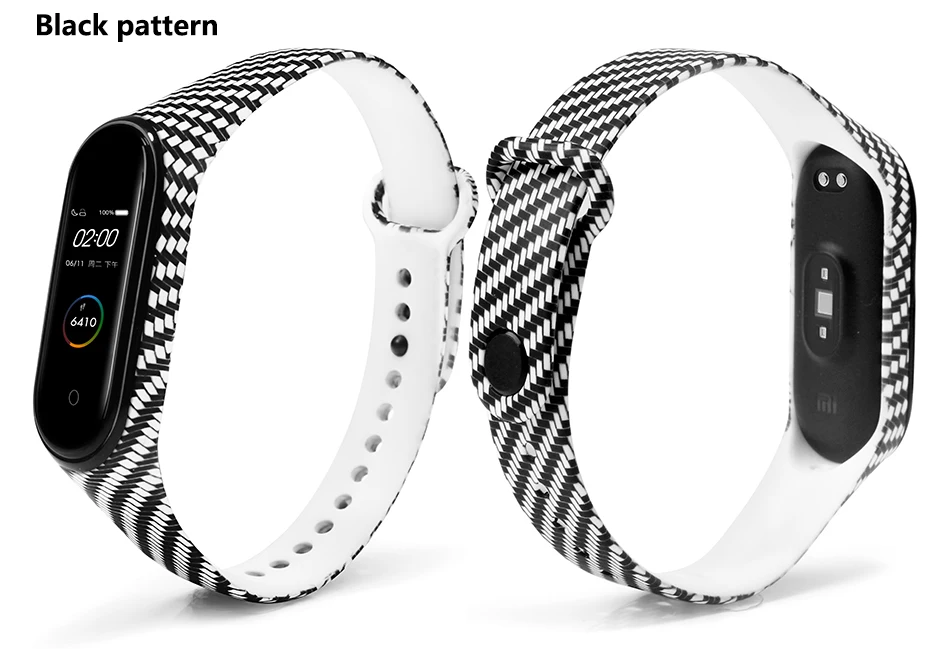 BOORUI Mi band 4 ремешок для xiaomi mi band 4 аксессуары pulsera inteligente силиконовый пояс с цветами Замена для m4 band