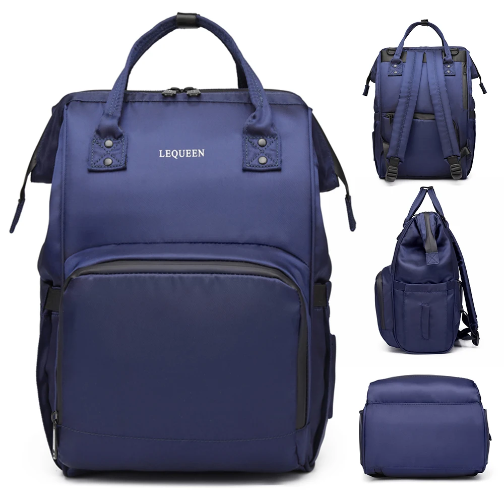 Us 19 69 24 Off Lequeen Diaper Bags Mummy Maternity Ny Bag Large Capacity New Style Travel Backpack Baby Care Nursing Stroller In