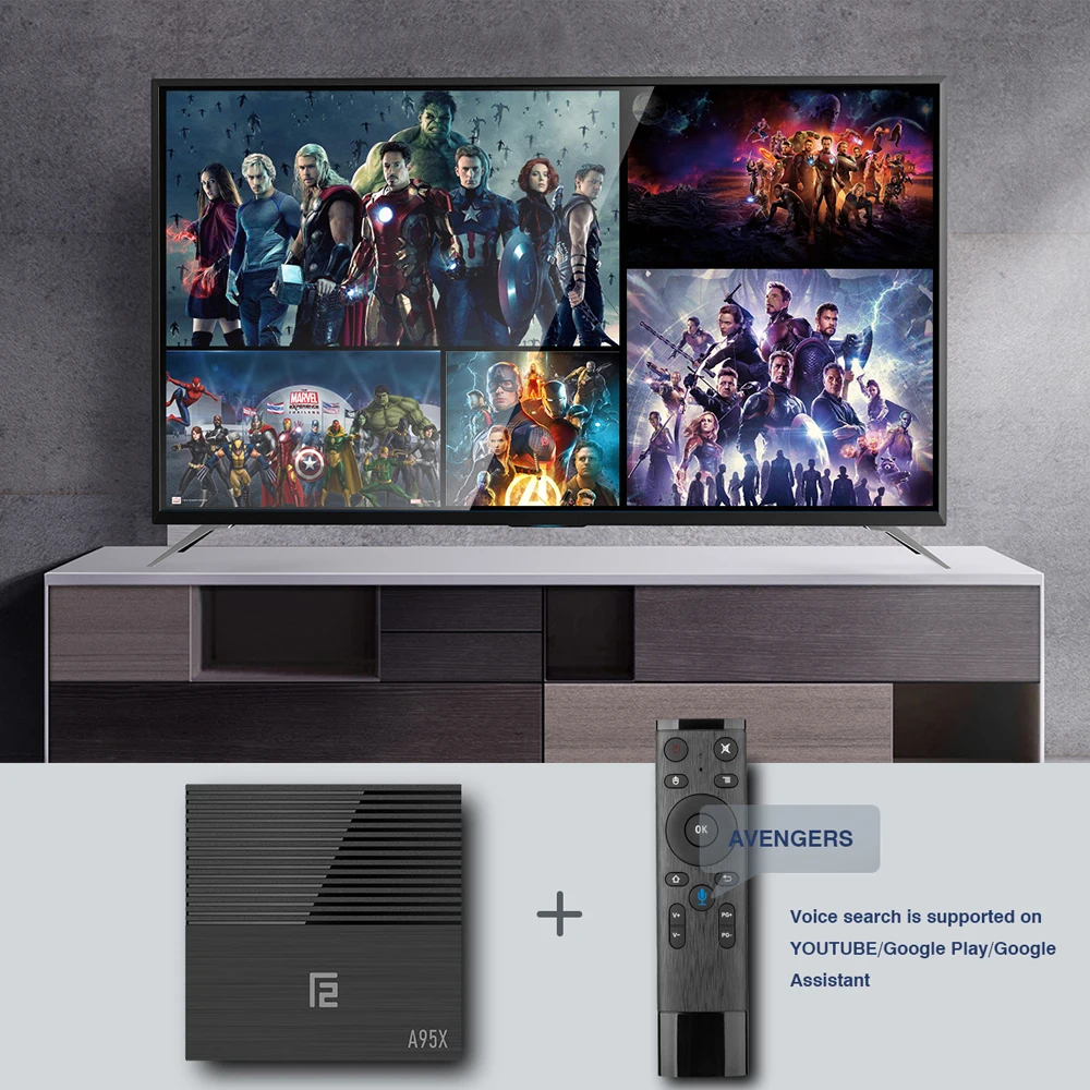 Android Tv Box A95X F2 Android 9,0 Amlogic S905X2 4 Гб 64 ГБ 32 ГБ Smart Tv 2,4G/5G Wifi BT 4K медиаплеер для YouTube Netflix