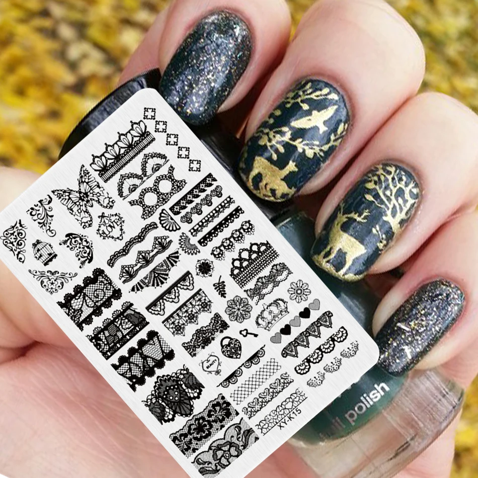 Xyk 1 Pcs Nail Art Stamper Plate Diy Plastic Nail Tool Gel Polish xyk-1-pcs-nail-art-stamper-plate-diy-plastic-nail-tool-gel-polish