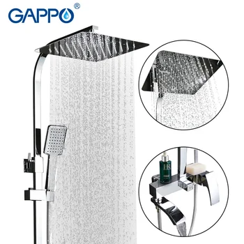 Buy GAPPO Bathtub Faucets Shower Mixer Tap Chrome Bath Mixer Rainfall Shower Faucets Waterfall Bathroom Shower Head Bath Tub Faucet