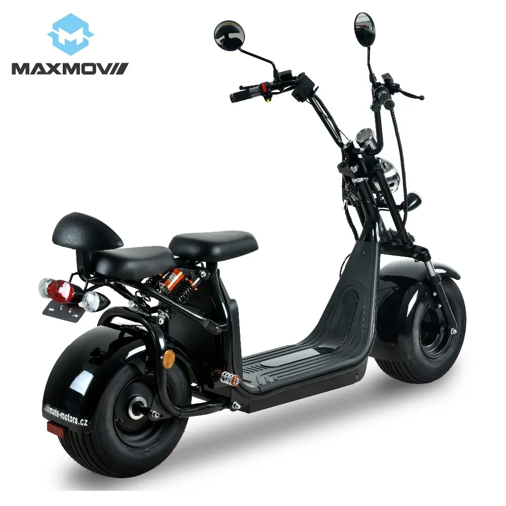 Excellent 2019 Hot Selling 1000W Hub Motor Wheel Electric Citycoco Scooter EEC with Dual Seats for Passenger 5