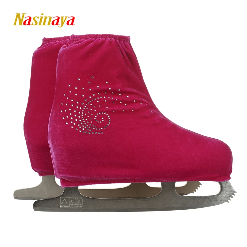 Nasinaya Figure Skating Shoes Cover Velvet for Kids Adult Protective