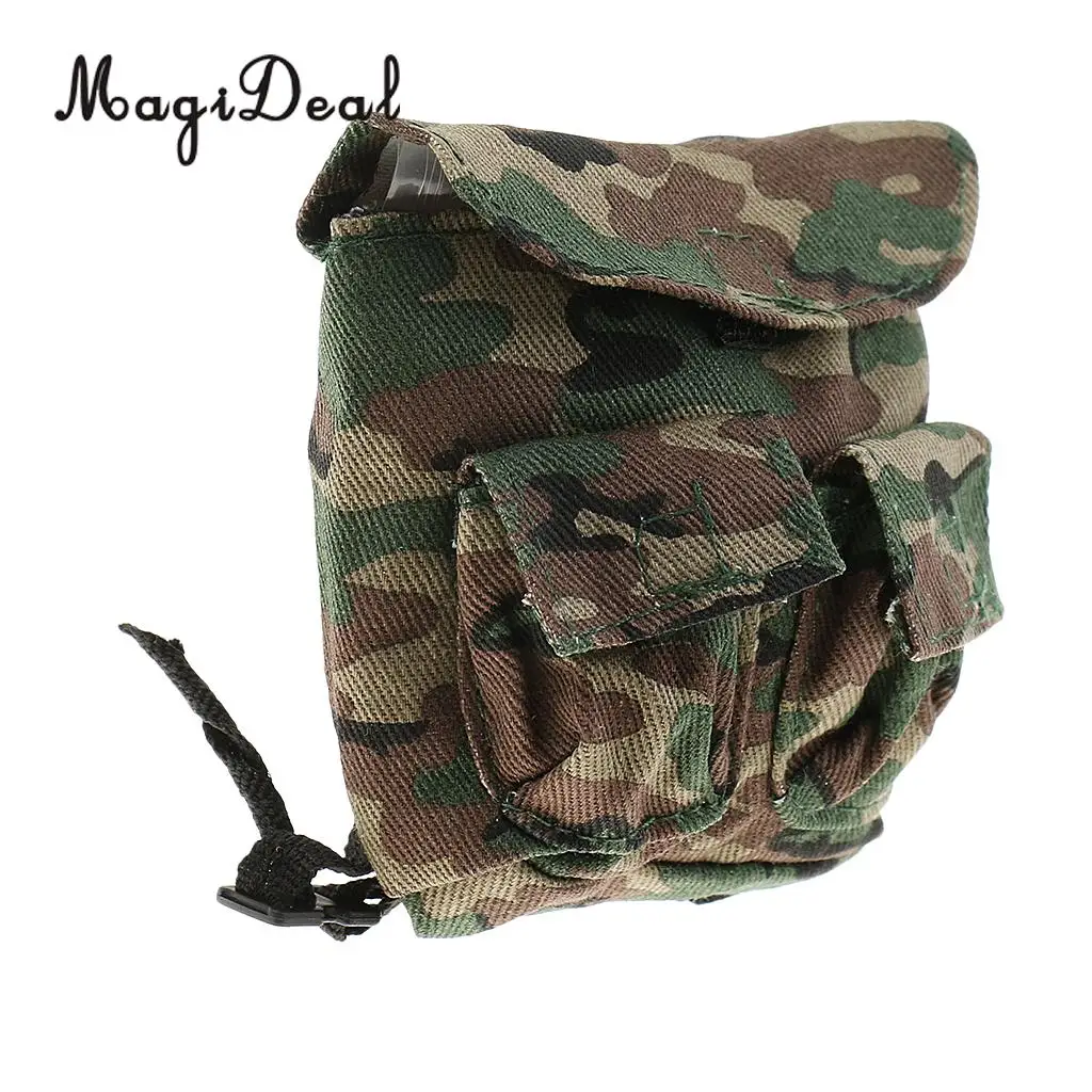 MagiDeal 1/6 Scale Soldiers Jungle Camouflage Backpack Shoulder Bag Model DIY for 12 Inch Action Figure Accs