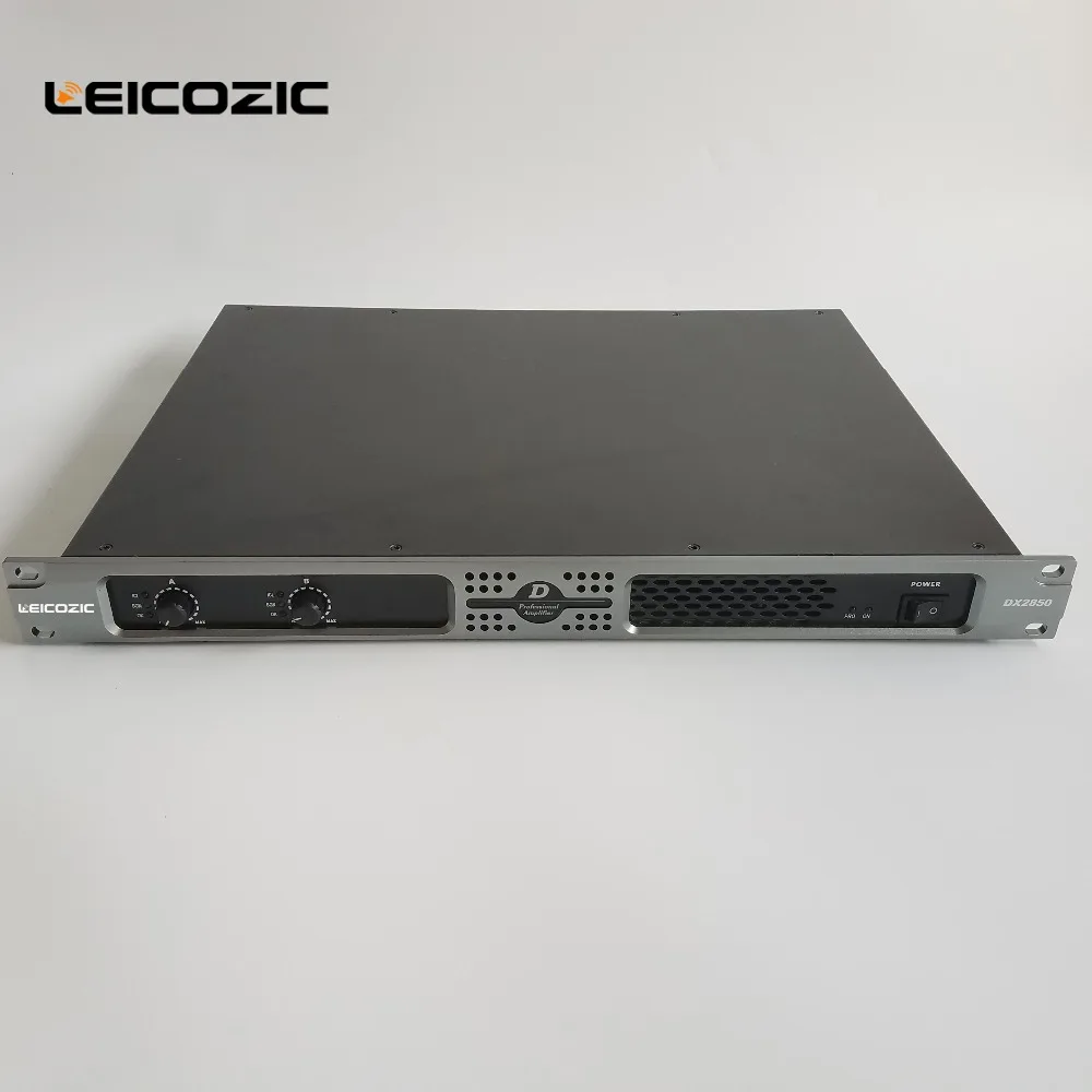 Leicozic DX2850 1u усилители 1400 Вт RMS amplificador аудио 2 Канальные усилители усилитель высокой мощности профессиональные сценические звуковые системы