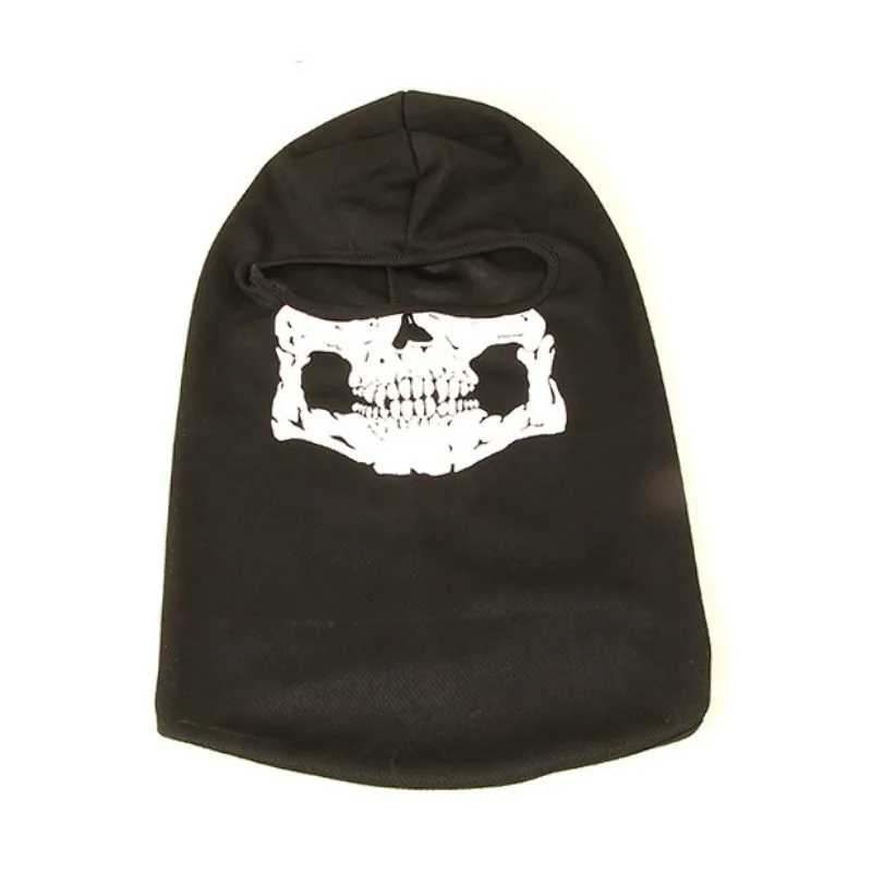 Ветрозащитная Балаклава, маска с черепом, хлопок, полная лицевая горловина, маски головные уборы, кепки распродажа