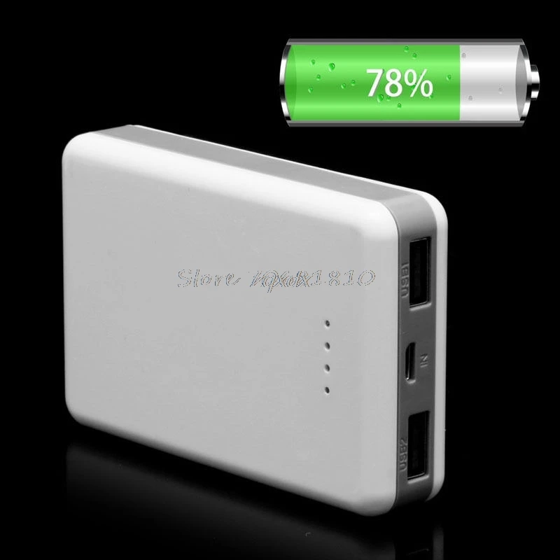

DIY Dual USB Power Bank Case Kit Case 3x18650 Battery Charger Box For Cellphone Z07 Drop ship