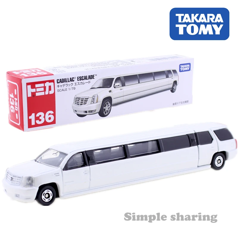 Details about   TAKARA TOMY TOMICA LONG TYPE No.136 1/79 Scale CADILLAC ESCALADE NEW Japan F/S