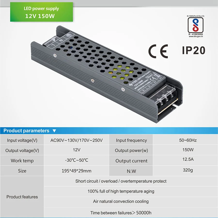 IP20 150W