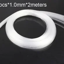 1,0 мм X 100 шт X 2 метра PMMA Пластиковый волоконно-оптический кабель для всех видов светодиодный светильник драйвер двигателя