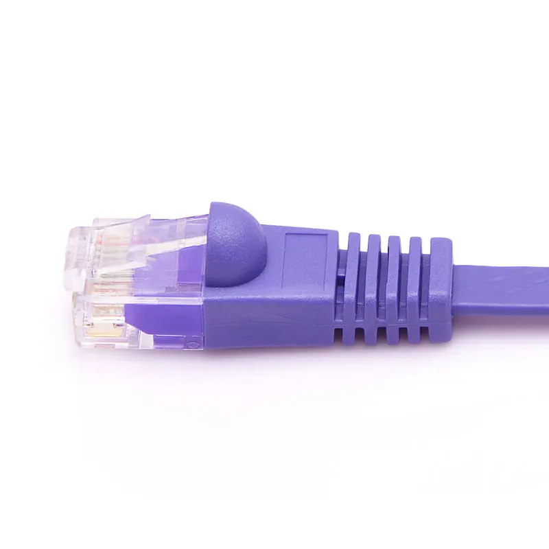 10 шт. до 1000 Мбит/с 1 метр Ethernet кабель RJ45 Cat6 Lan UTP RJ 45 сетевой для Xiaomi TV PS4 фиолетовый