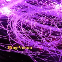 Высокое качество сторона светящиеся сверкающие волоконно-оптические световые нити 1,0 мм* 1500 м/катушка для волоконно-оптического освещения