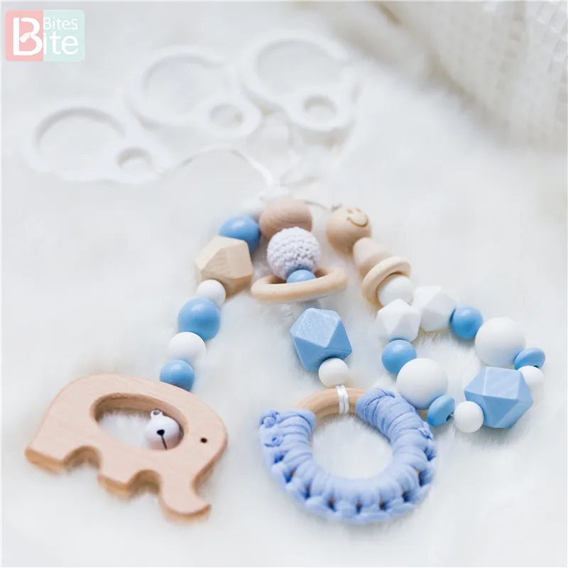 

Bite Bites 1Set/3pc Baby Toy Rattle Unicorn Teething Woode Teether Play Gym Hanging Mobile Educational Toddler Toys Baby Goods