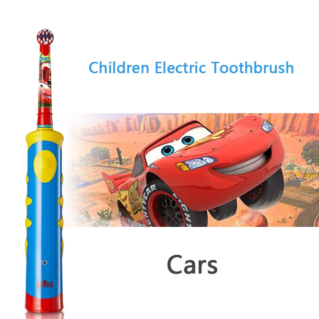 Oral B Children Electric Toothbrush Mickey Cars Rotation Inductive
