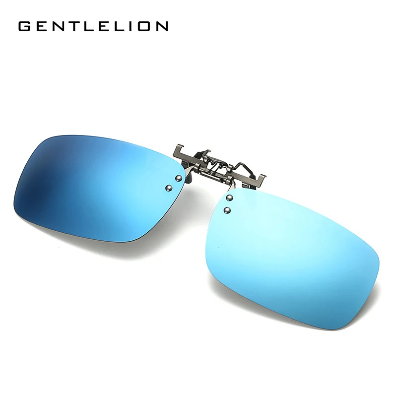 UV400 Mirrored Coating Polarized Clip Myopia Clip Night Driving