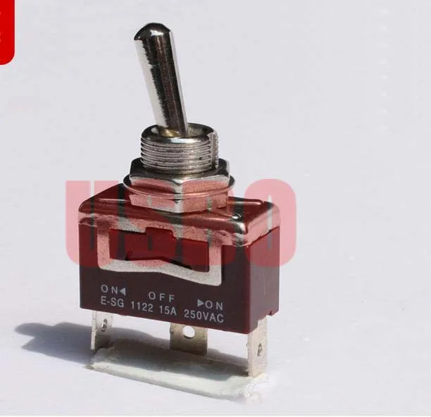 ON OFF ON 15A 250V Brown 3 Pins Third Toggle Switch Good Quality Small