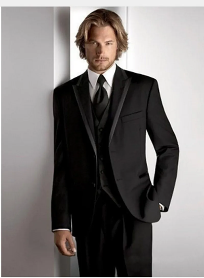 2016-Custoblack-Design-Groom-Tuxedos-men-Wedding-Party-Suits-business-Groomsman-Bridegroom-Suit-Jacket-Pants_