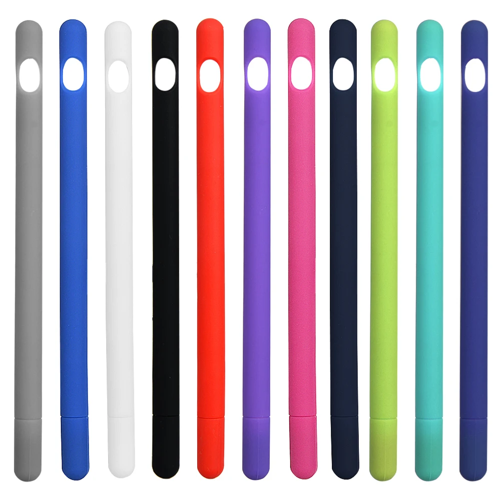 

Soft Silicone Compatible For Apple Pencil Case Compatible For iPad Tablet Touch Pen Stylus Protective Sleeve Cover