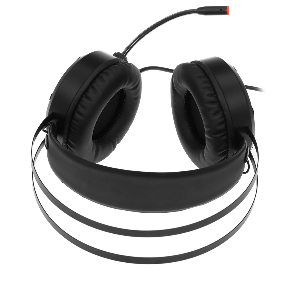 

Headset Game earphones Over-Ear Earphone with Mic3.5mm Interface LED Volume Control 0309W