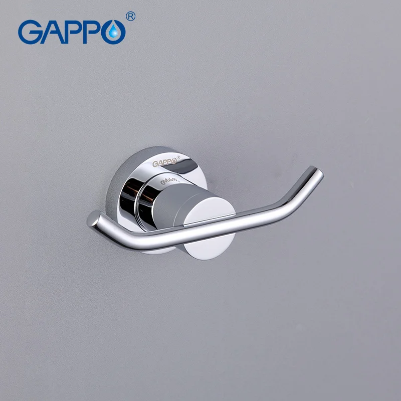 Billige GAPPO Wand Robe Haken wand messing Mantel Kleidung Haken Handtuchhalter Bad accessoires Handtuchhalter Bad Hardware