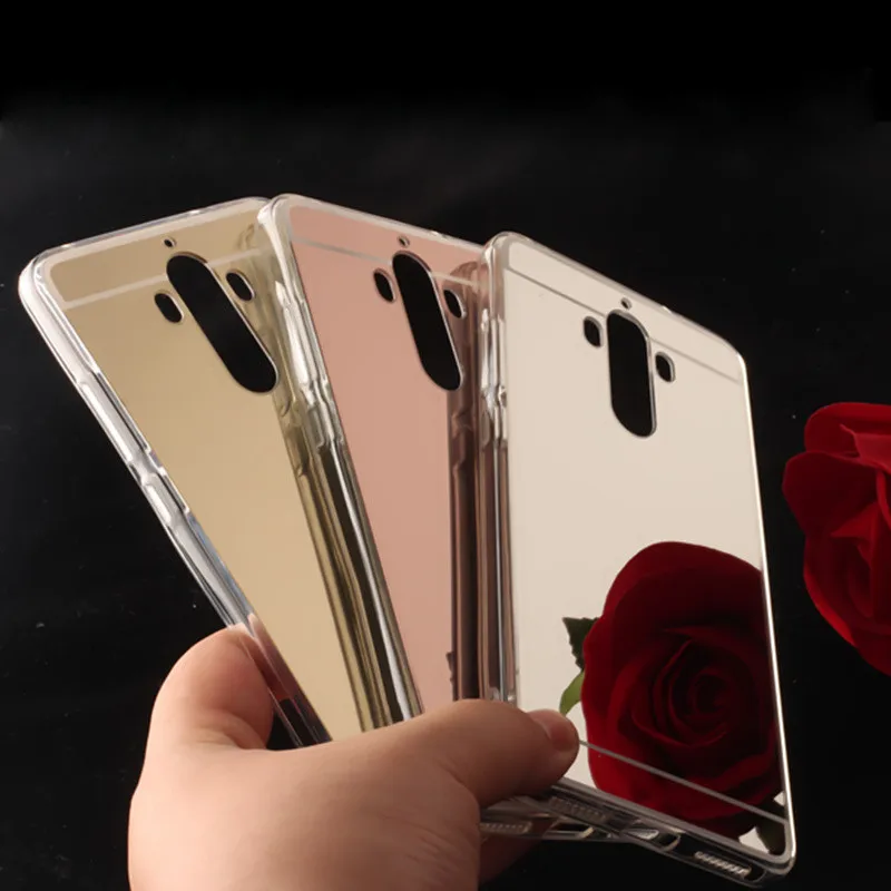 

Soft Silicone Mirror Case For Huawei Honor 8X 10 llite 6C Pro Magic Play P30 Pro Y9 Y6 Y5 Y7 2018 Luxury Case Phone Cover