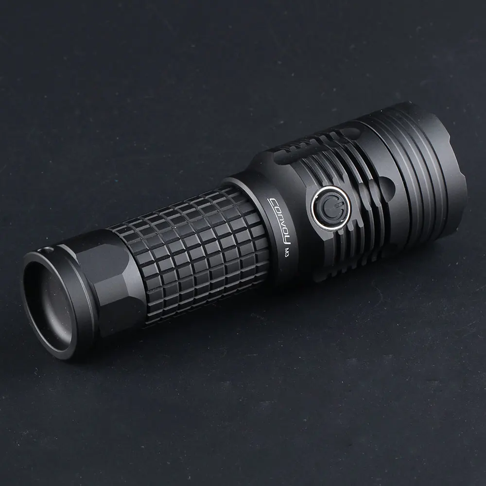 Конвой M3 с cree xhp70.2 до 4300lm встроенная защита от перегрева 26650 фонарь