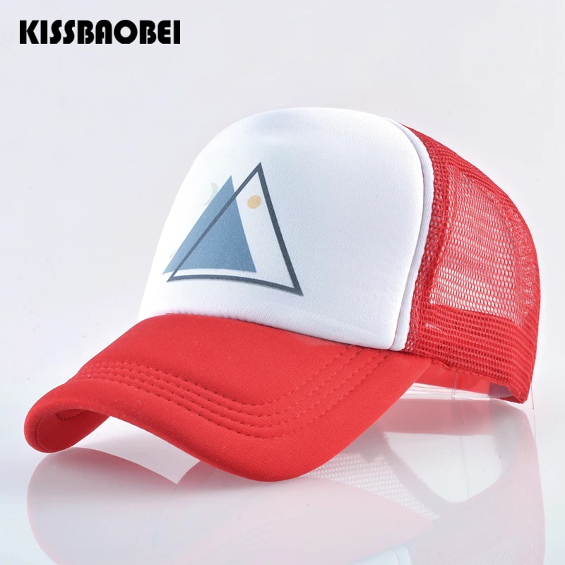 

Summer Mesh Baseball Cap Snapback Hip Hop Hat Dad Bone Women Geometric Trucker Hat Men Adjustable Breathable Fitted Caps