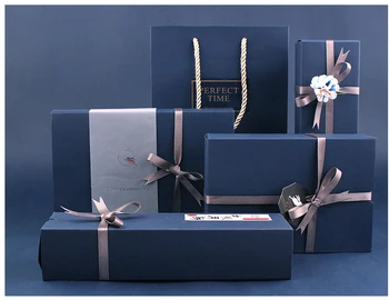 

Blue drawer lattice cake Box dessert macarons boxes pastry packaging boxes 50 pieces/lot