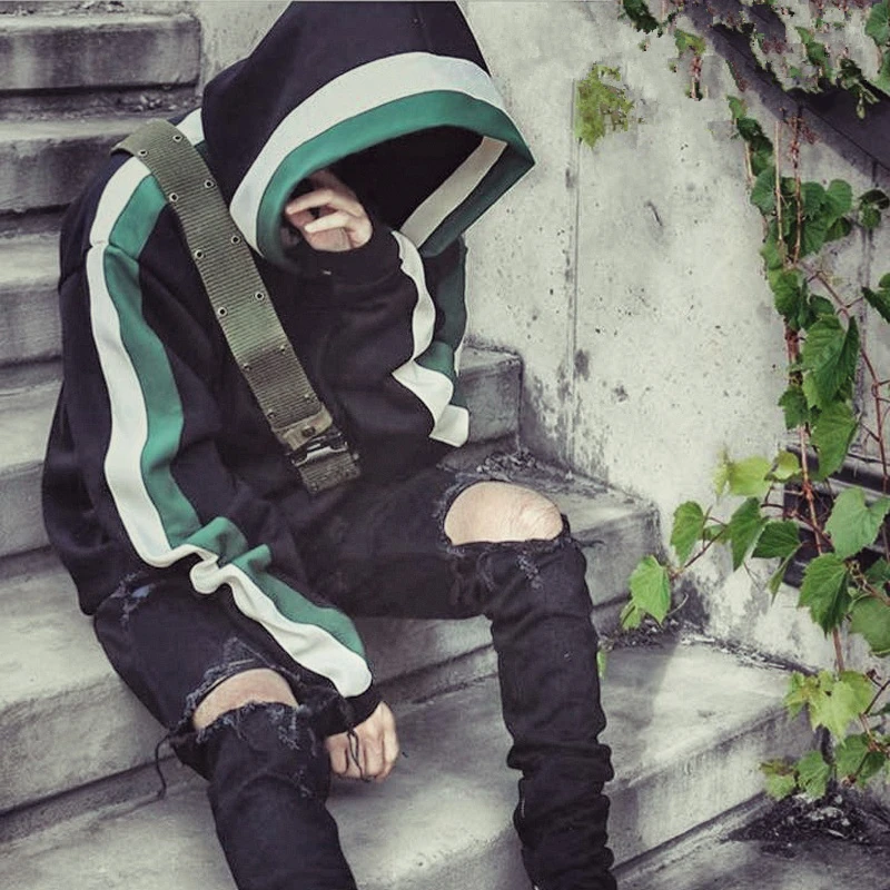 YouthCodes Embroidery Fleece Thick Hoodie Men Thick Winter Hip Hop Justin Bieber FOG Streak Skateboards Cotton Sweatshirts Men
