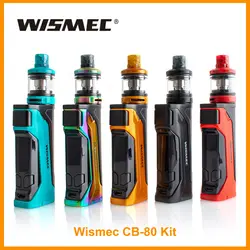 Оригинальный Wismec CB-80 комплект с AMOR NS пластиковый бак 2 мл емкость выход 80 Вт WS01 тройной/WS04 катушка MTL электронная сигарета