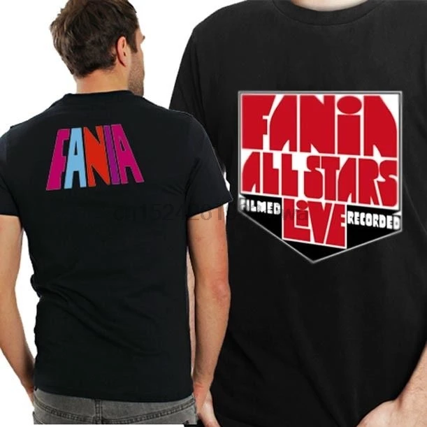 Мужская футболка с двумя бортами Fania All Stars размеры от S до 3XL (1) | одежда